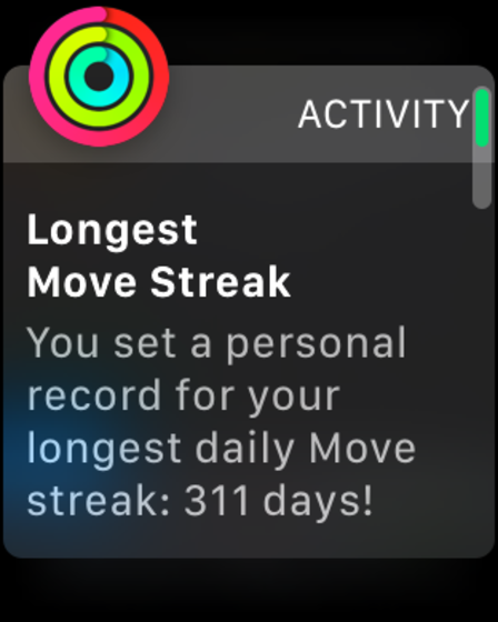 311-day move streak