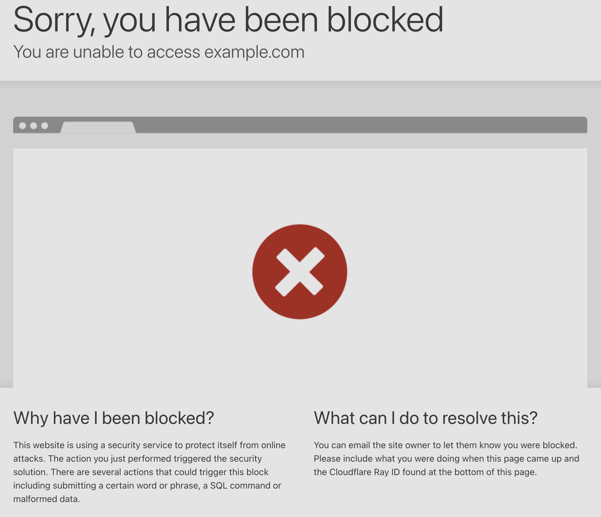 A prettier Cloudflare 403