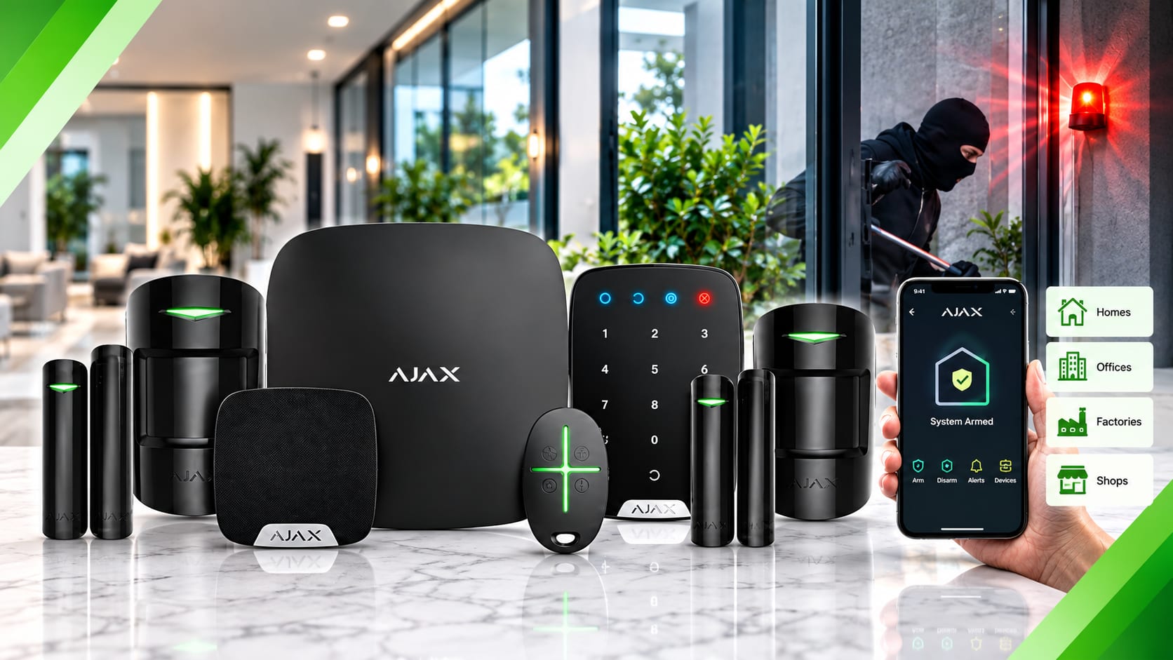 AJAX Wireless Security Alarms