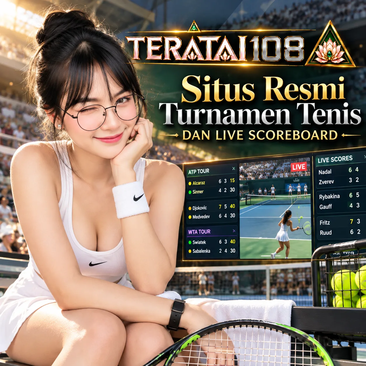 TERATAI108 Situs Resmi Turnamen Tenis dan Live Scoreboard
