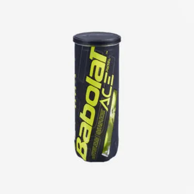 Tubo de 3 pelotas de pádel presurizadas - BABOLAT Padel Ace