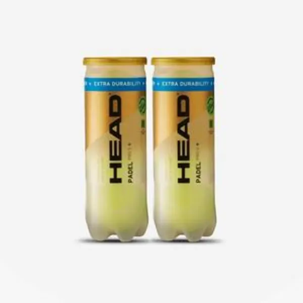 Bipack de 3 pelotas de pádel presurizadas - Head Padel Pro S +
