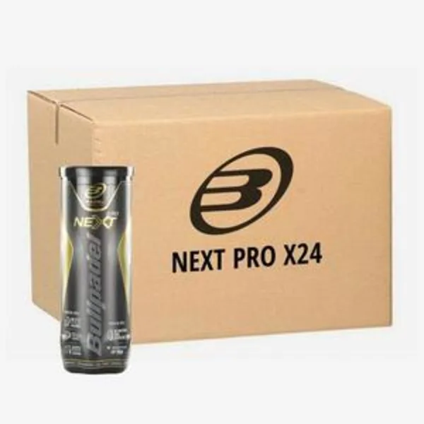 Caja de 24 tubos de 3 pelotas de pádel presurizadas - Bullpadel Next Pro