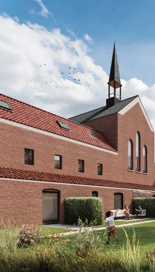 Binnenkoer van het klooster