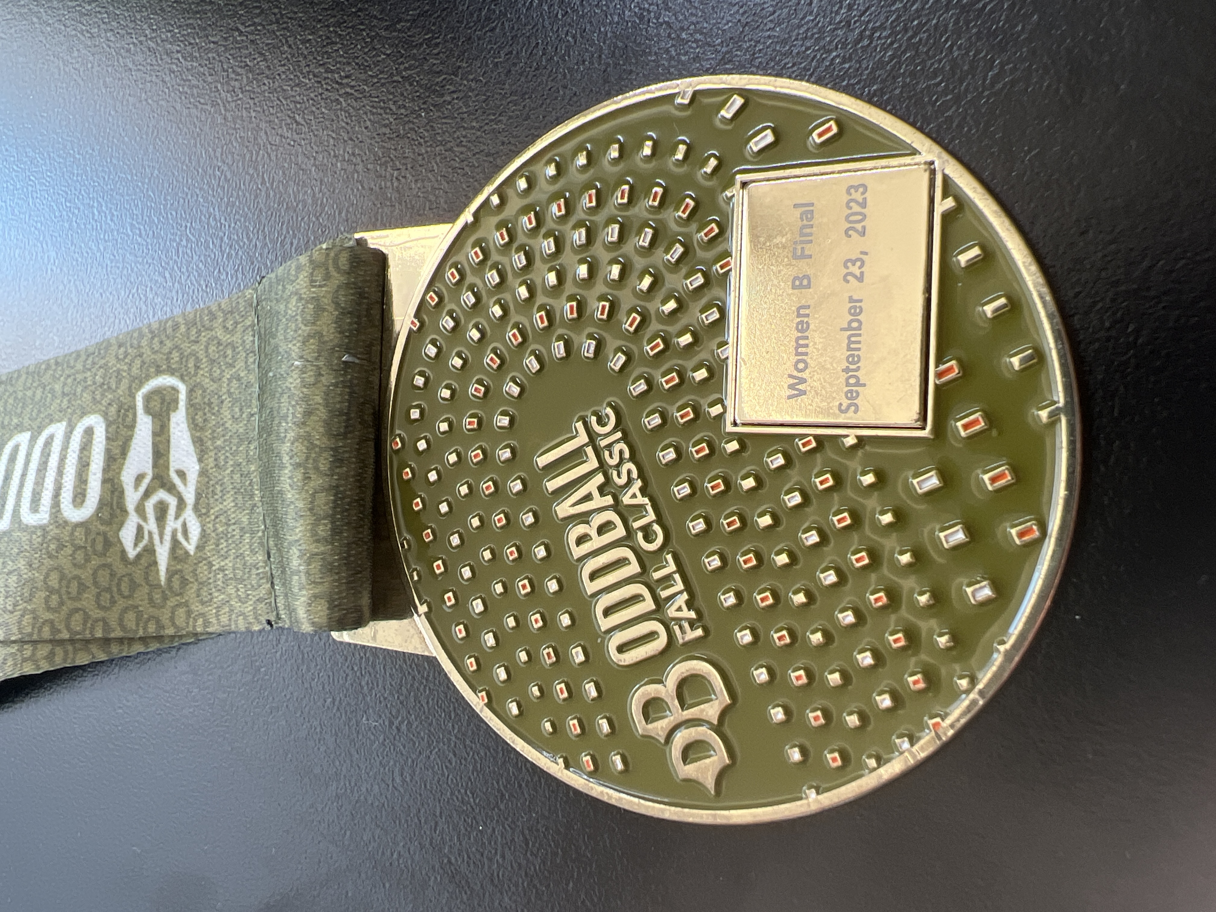 Oddball fall classic 2023 medal photo