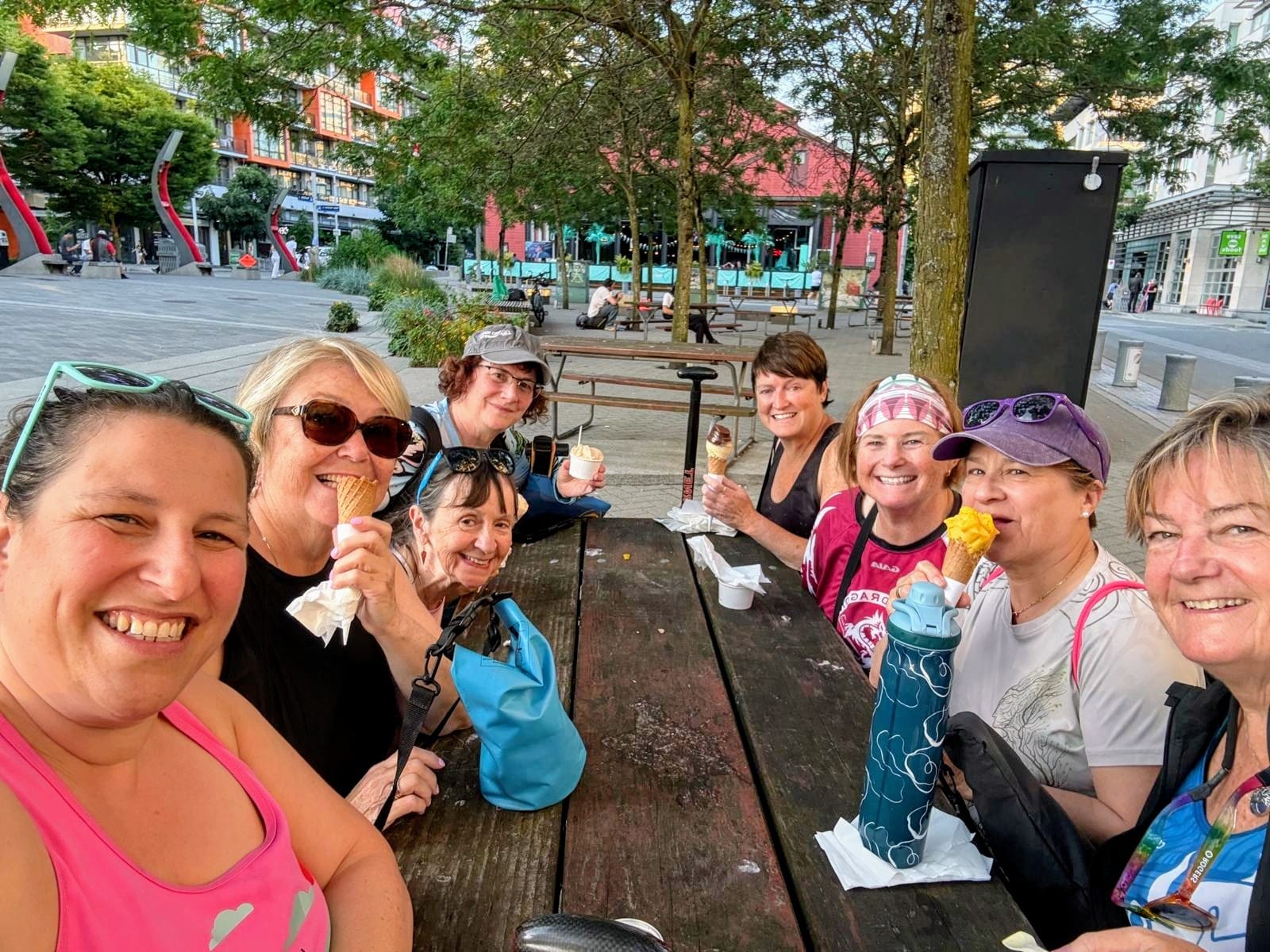 Ice cream after practising