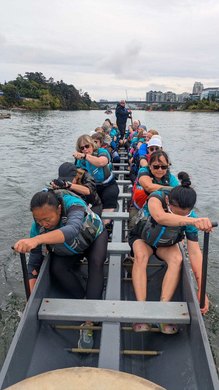 In the moment of Gut and Glory - Victoria Dragon Boat Festival