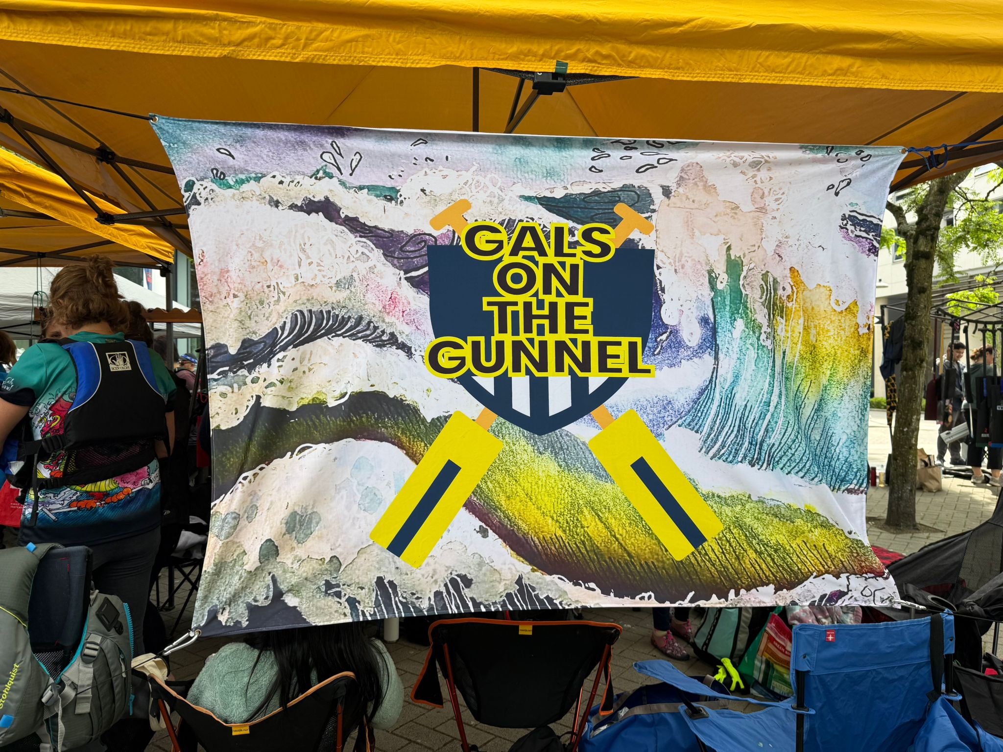 Gals on the gunnel banner