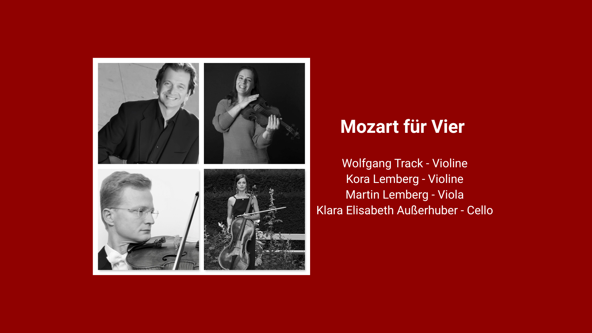 Mozart für Vier - Das geheime Requiem