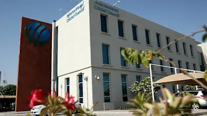 Logo of ICC Headquarters in Dubai