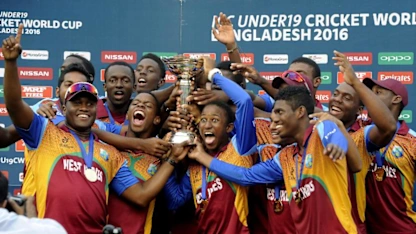 Logo of West Indies winning the ICC U19 Cricket World Cup 2016