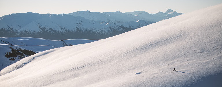 Snow covered mountain