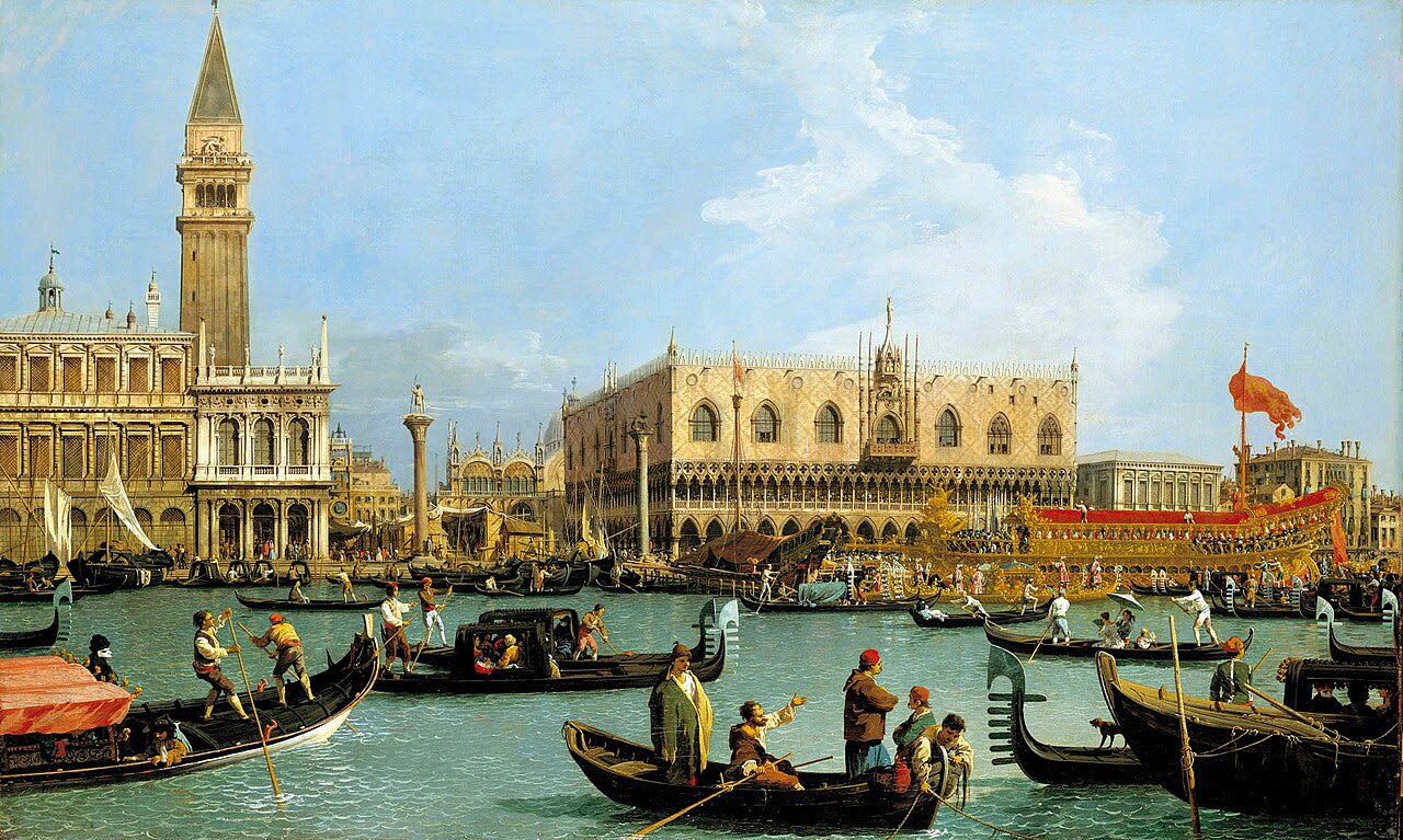 Evento storico a Venezia, festa dell'ascensione