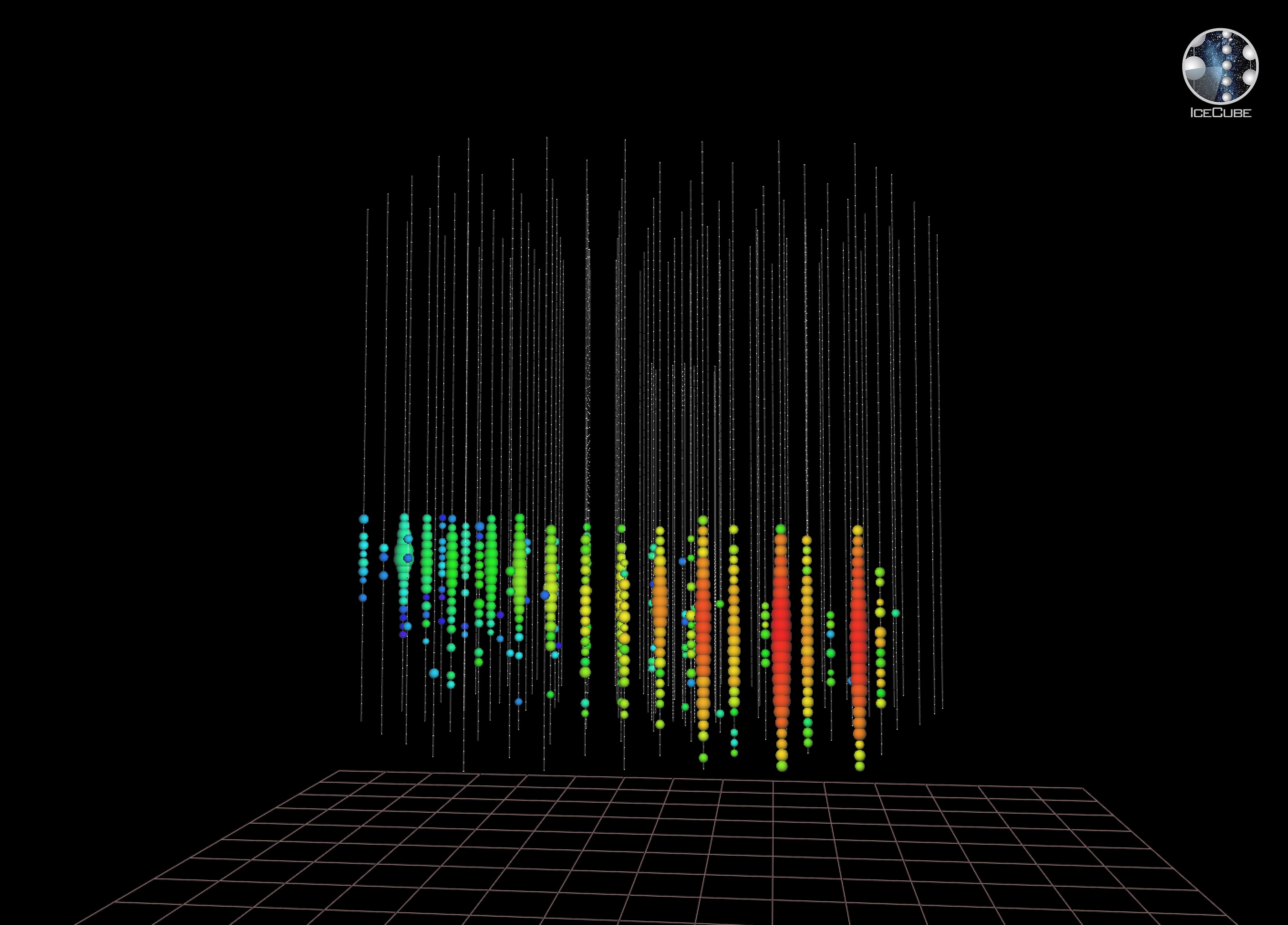 IC170922 neutrino alert – grid on black