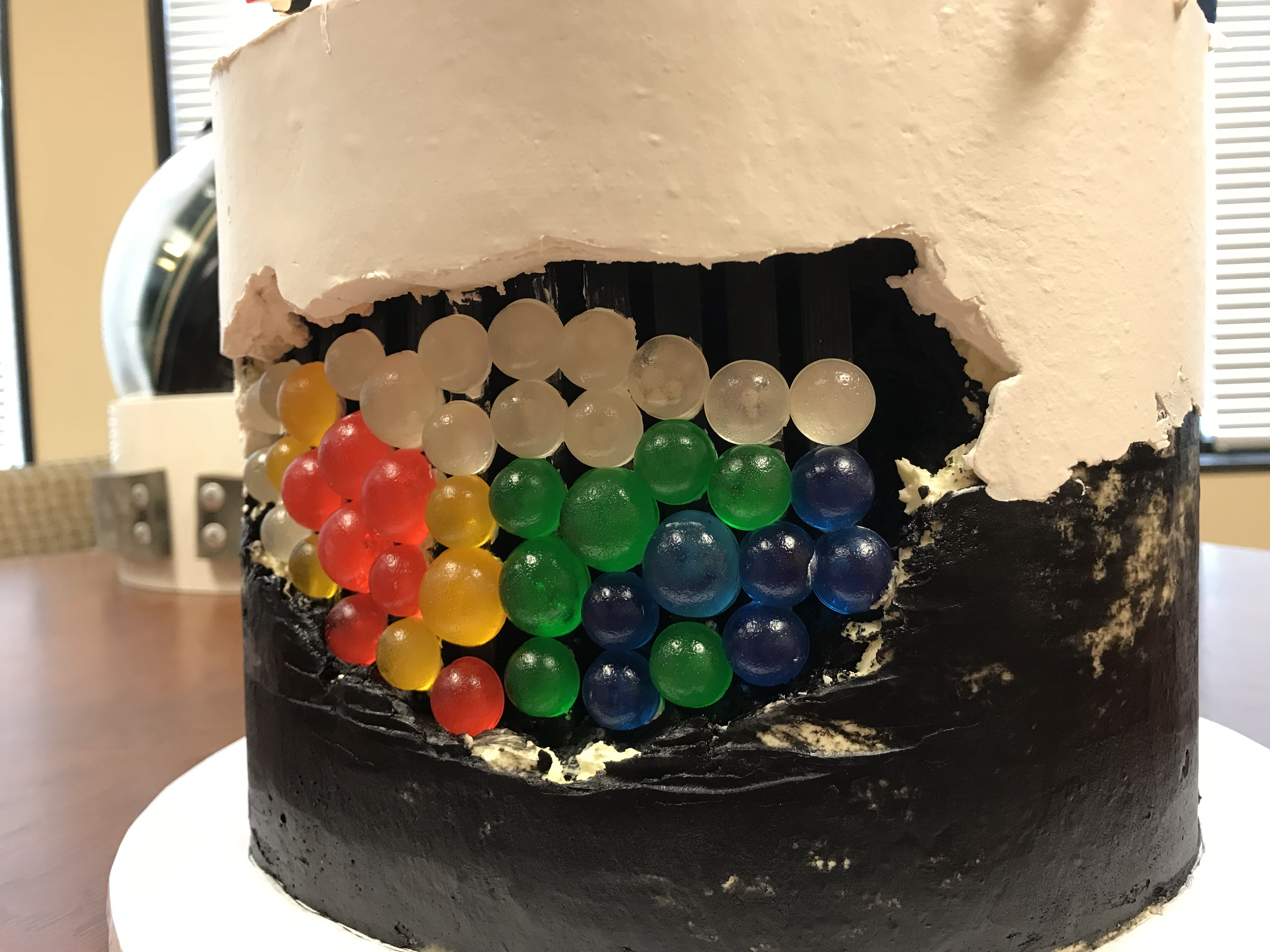 The "in-ice" portion of the IceCube Cake