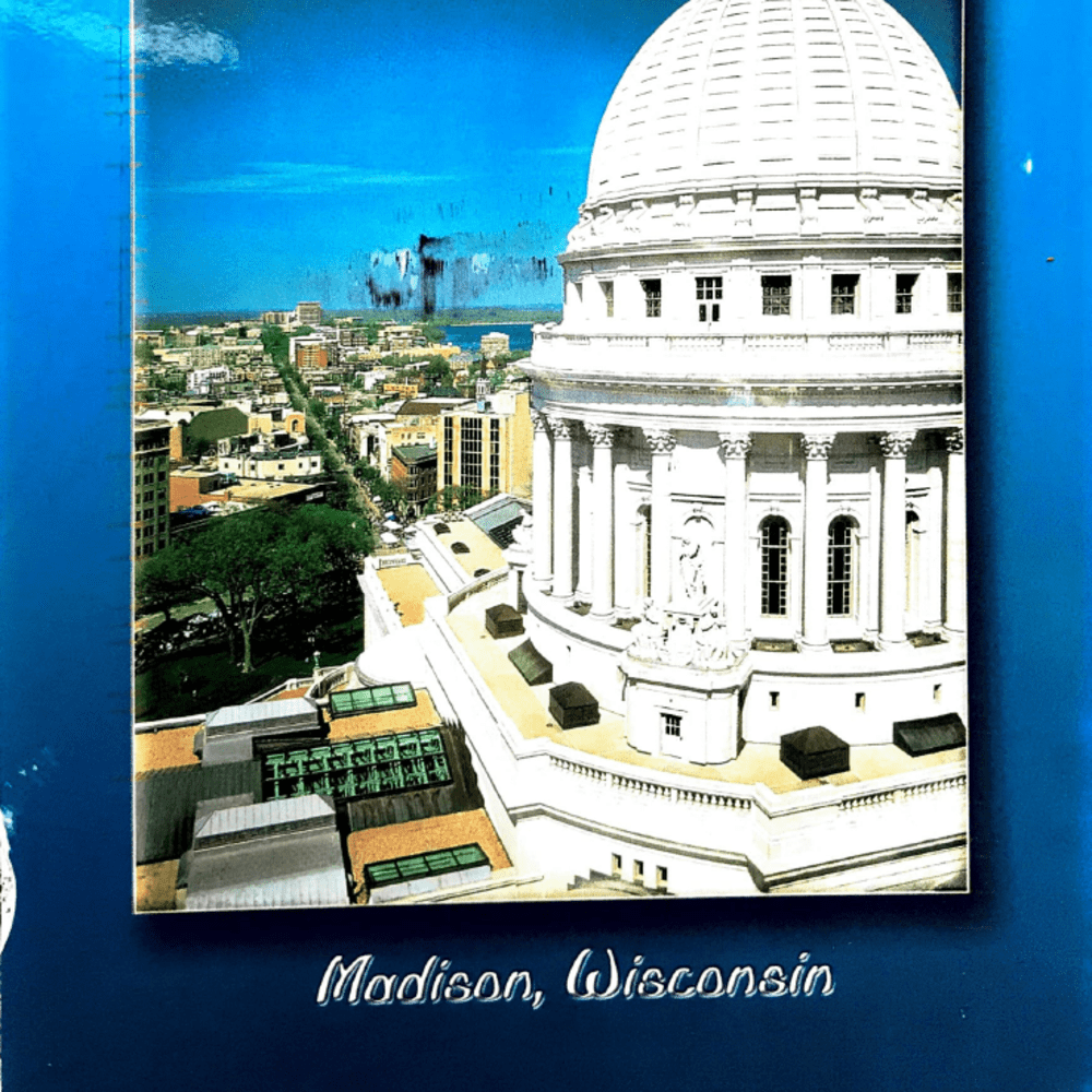 Cover of postcard from Francis Halzen (UW–Madison, USA)