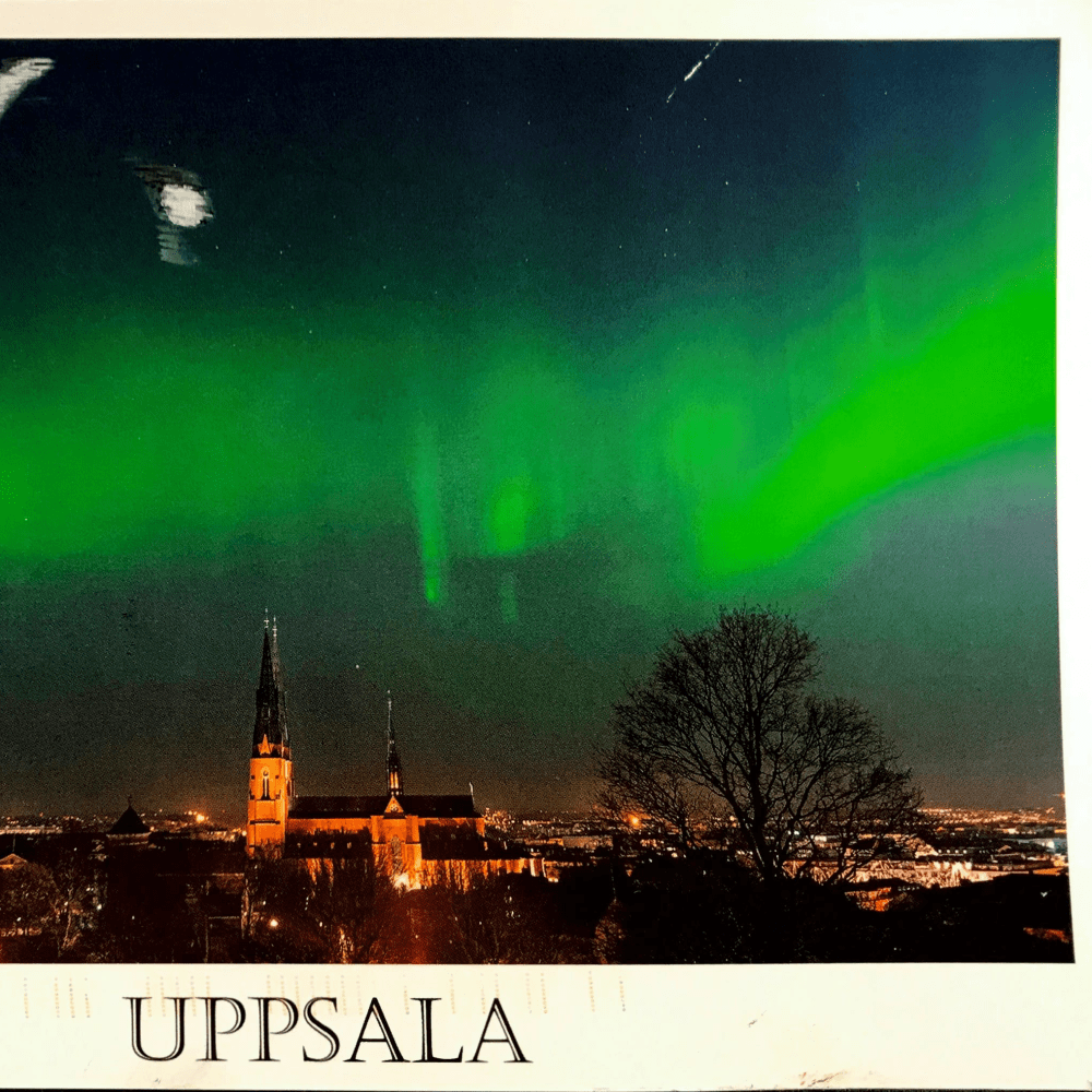 Cover of postcard from Jakob Beise (Uppsala University, Sweden)