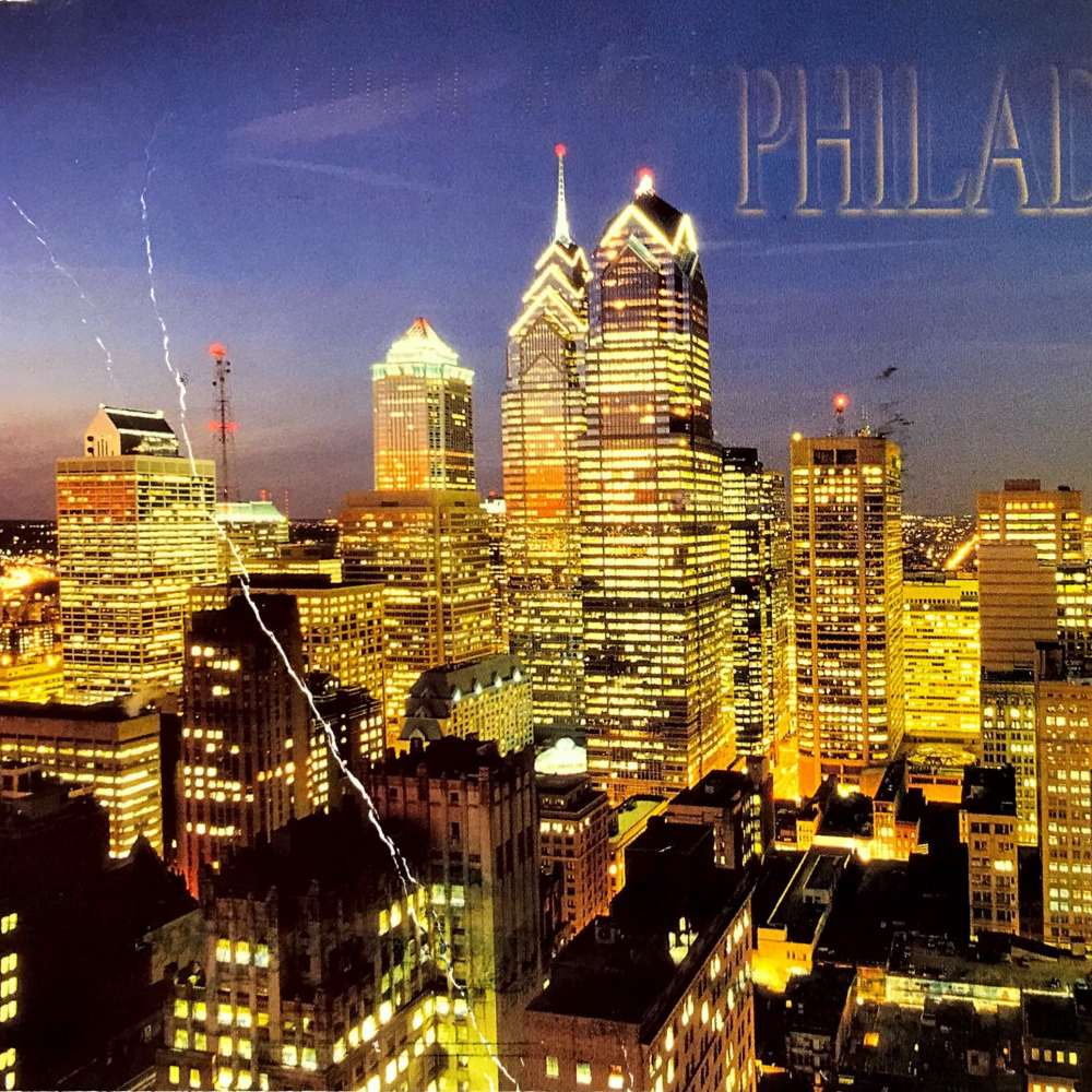 Cover of postcard from Mike Richman (Philadelphia, USA)