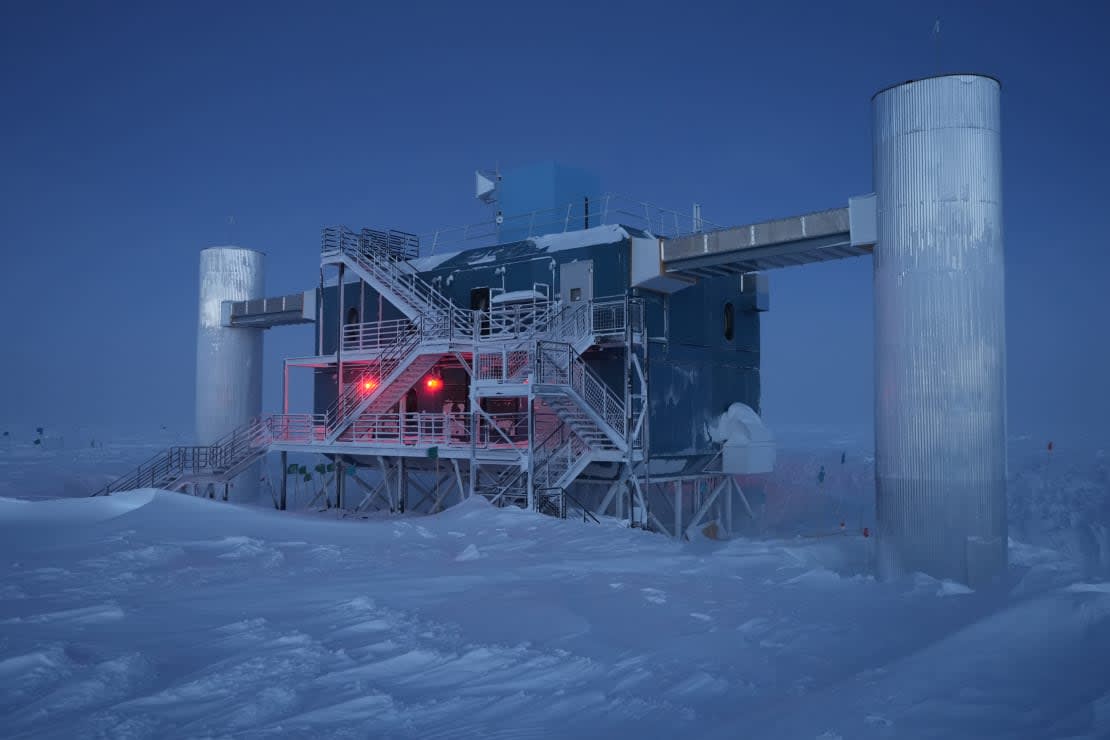 The IceCube Lab at the South Pole