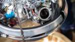 Close-up on digital optical module.