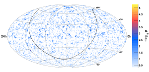 40-string neutrino sky map