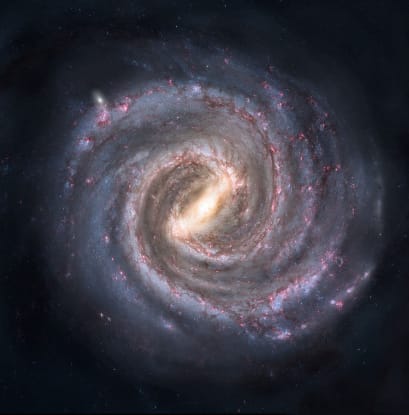 Artist's conception of the Milky Way