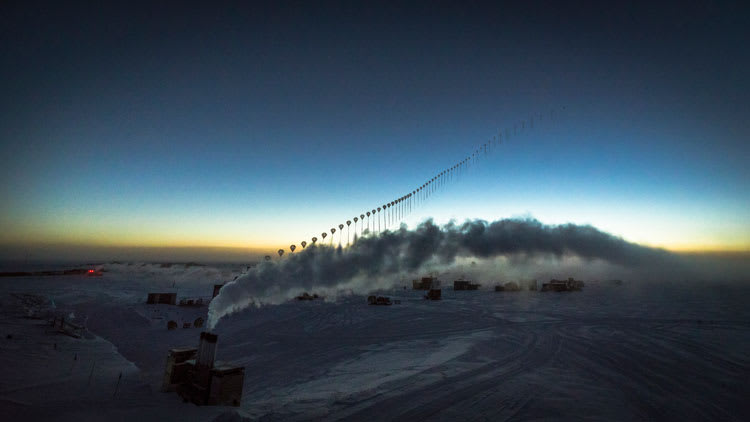 balloon launch time lapse