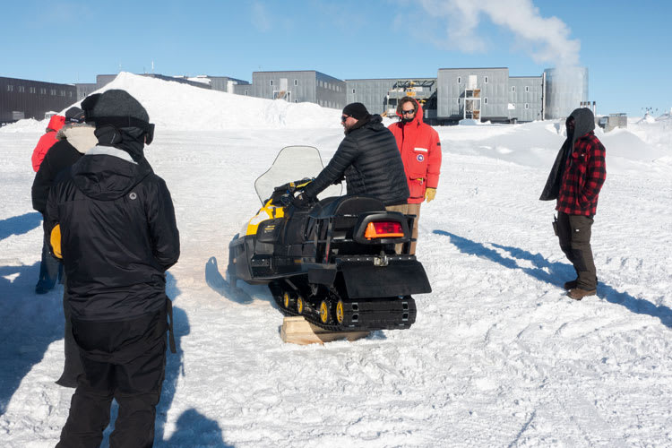 snowmobiling