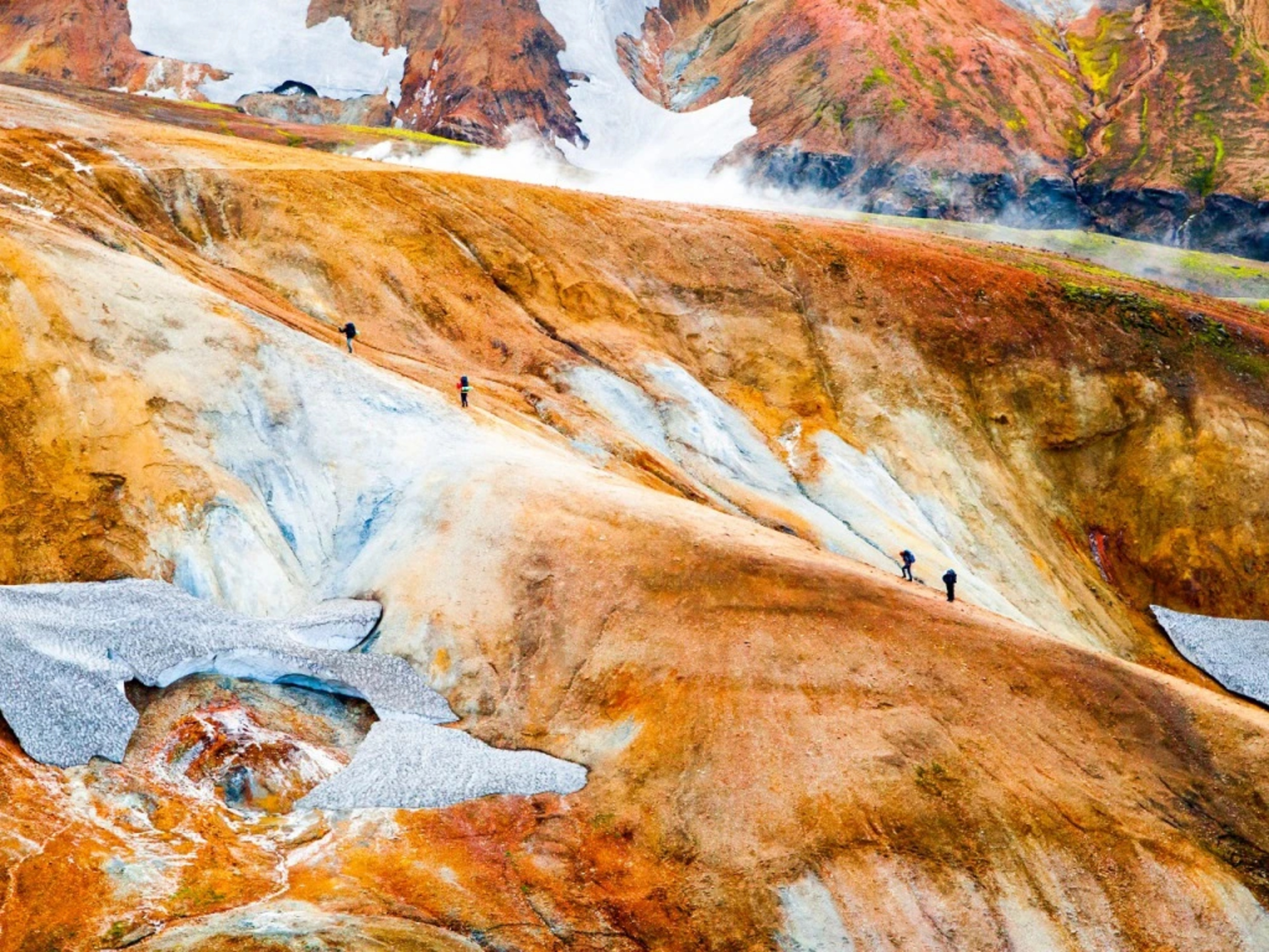 The Laugavegur trek, Landmannalaugar, Iceland