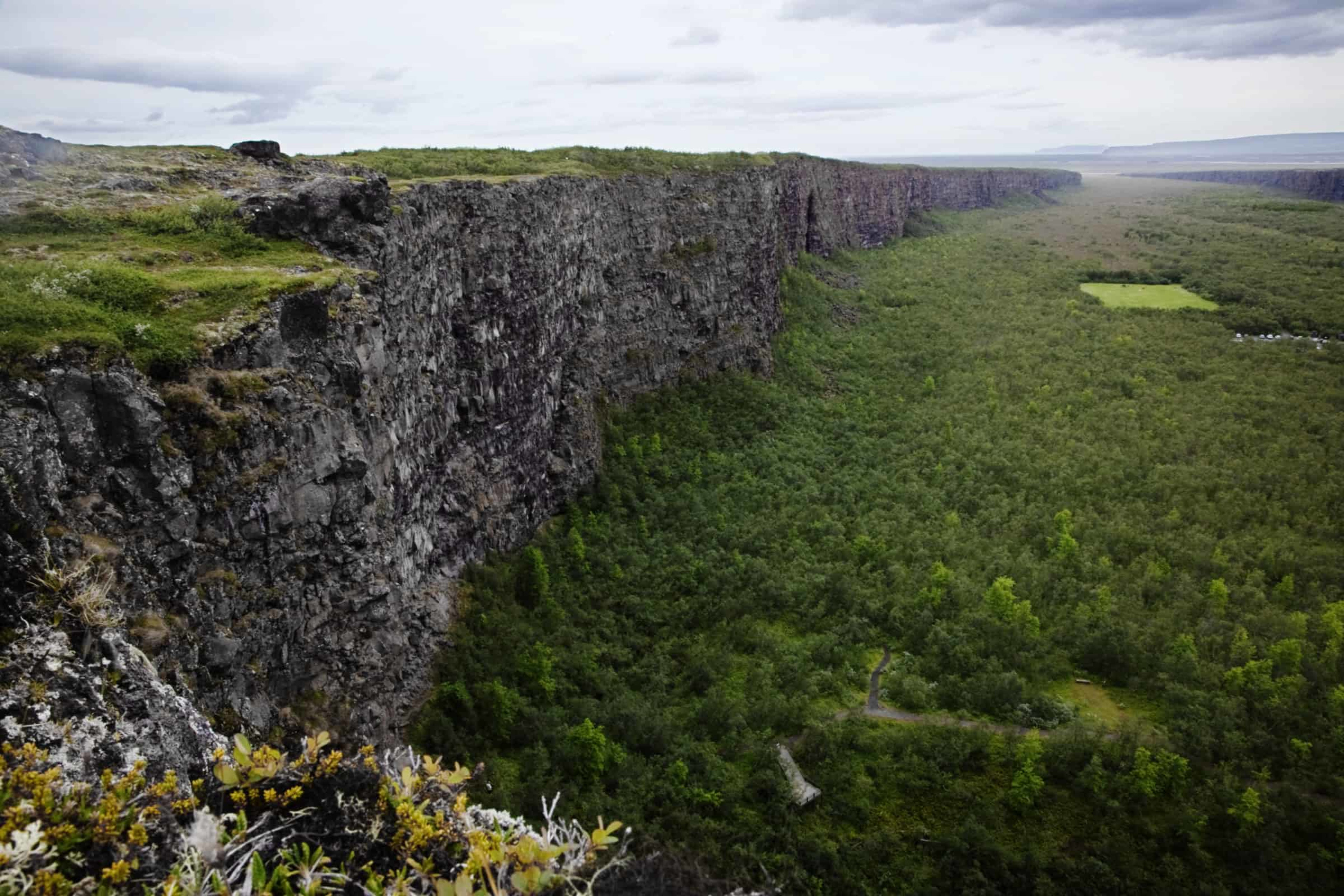 Tectonic plates at Þingvellir National Park, Iceland