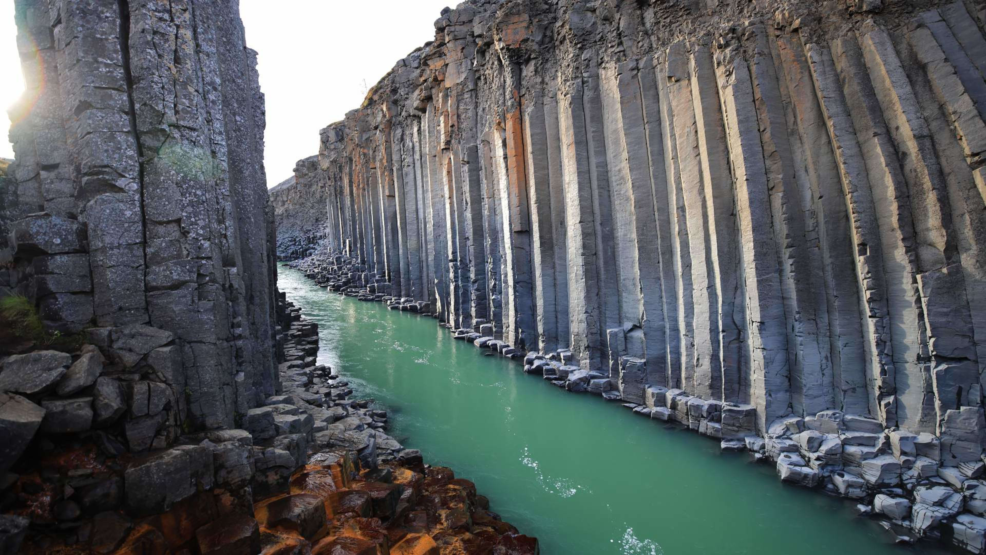 Stuðlagil Canyon in East Iceland 