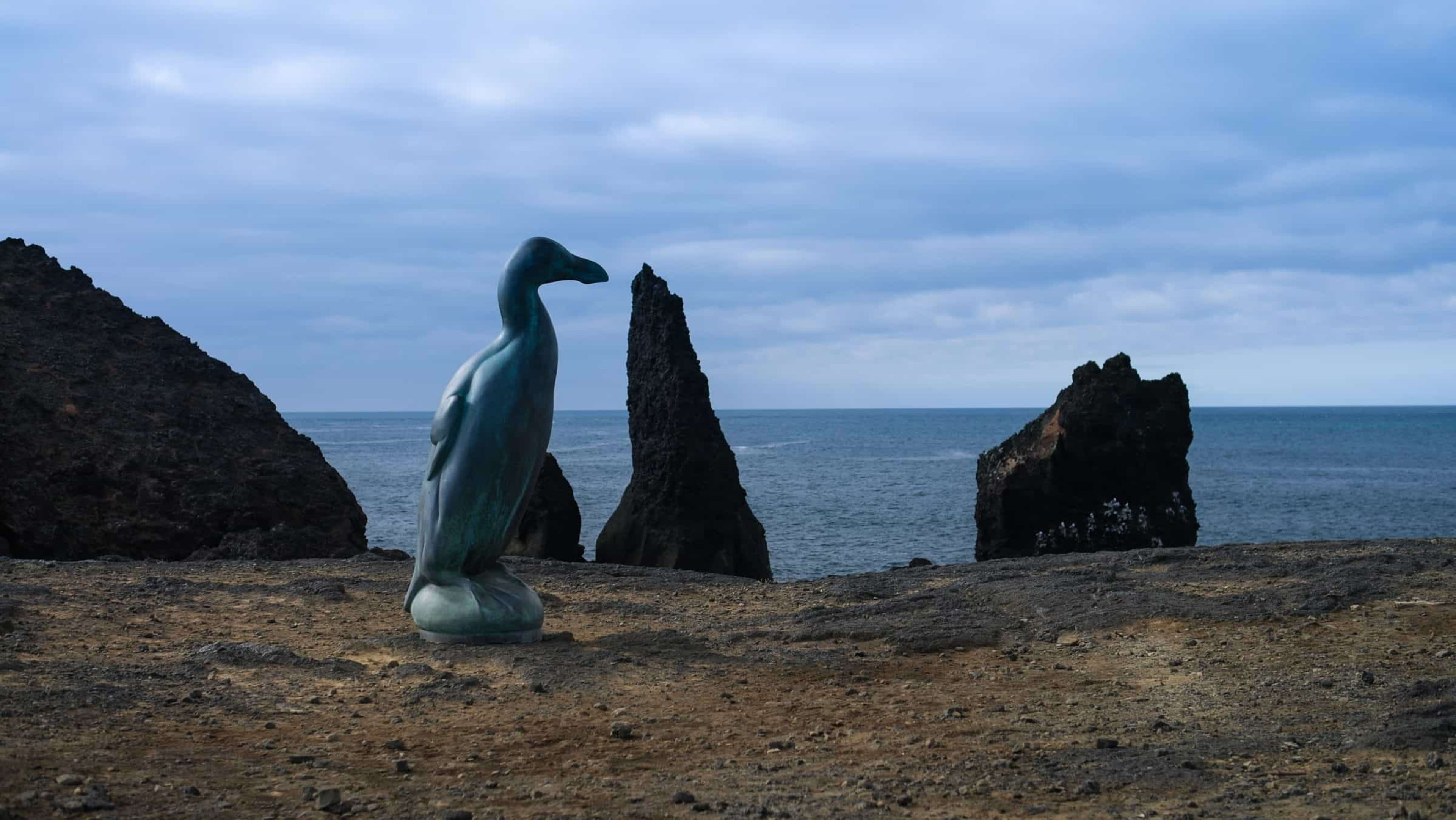 The statue of the Great Auk