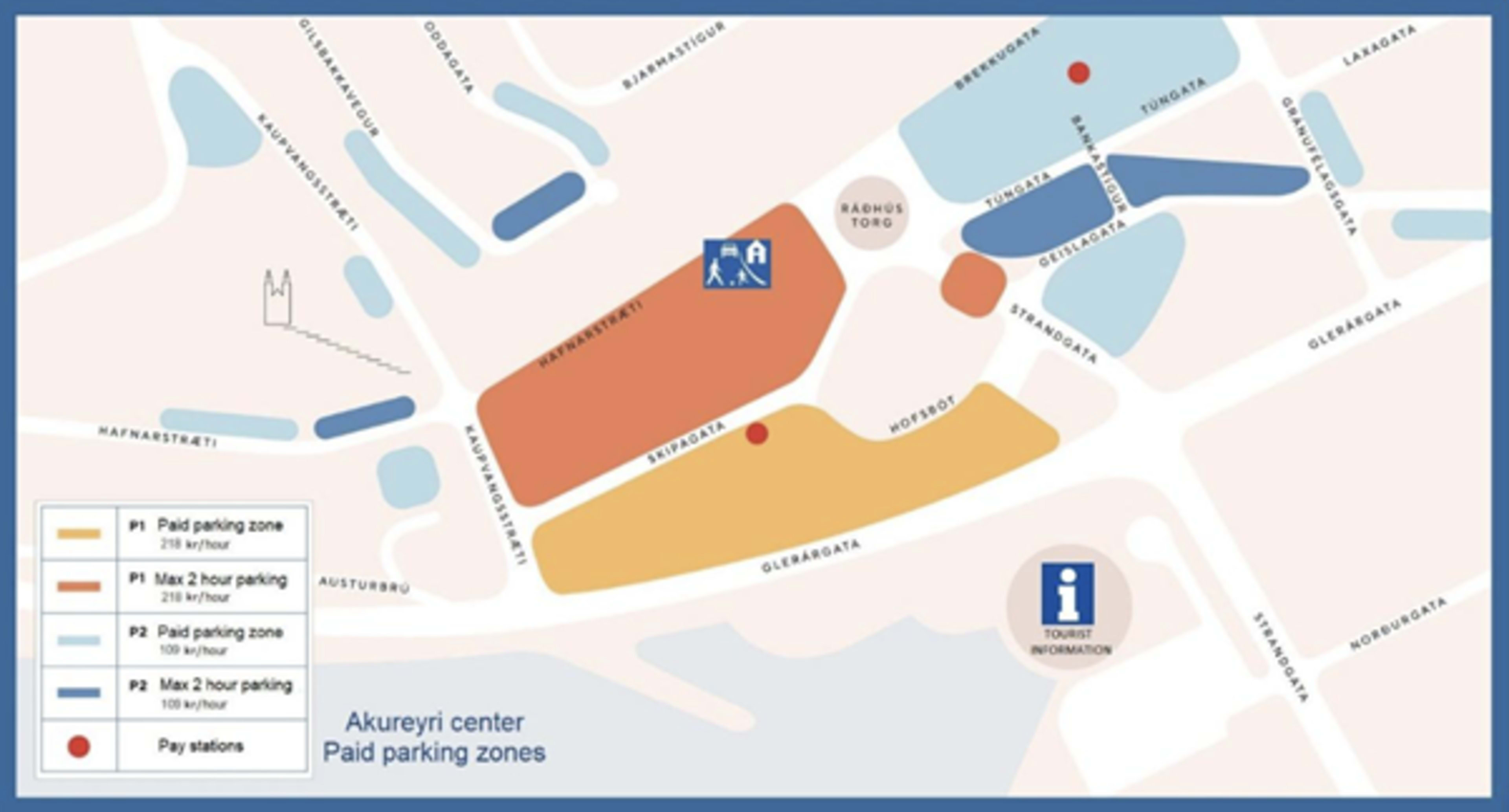 Parking information in Iceland