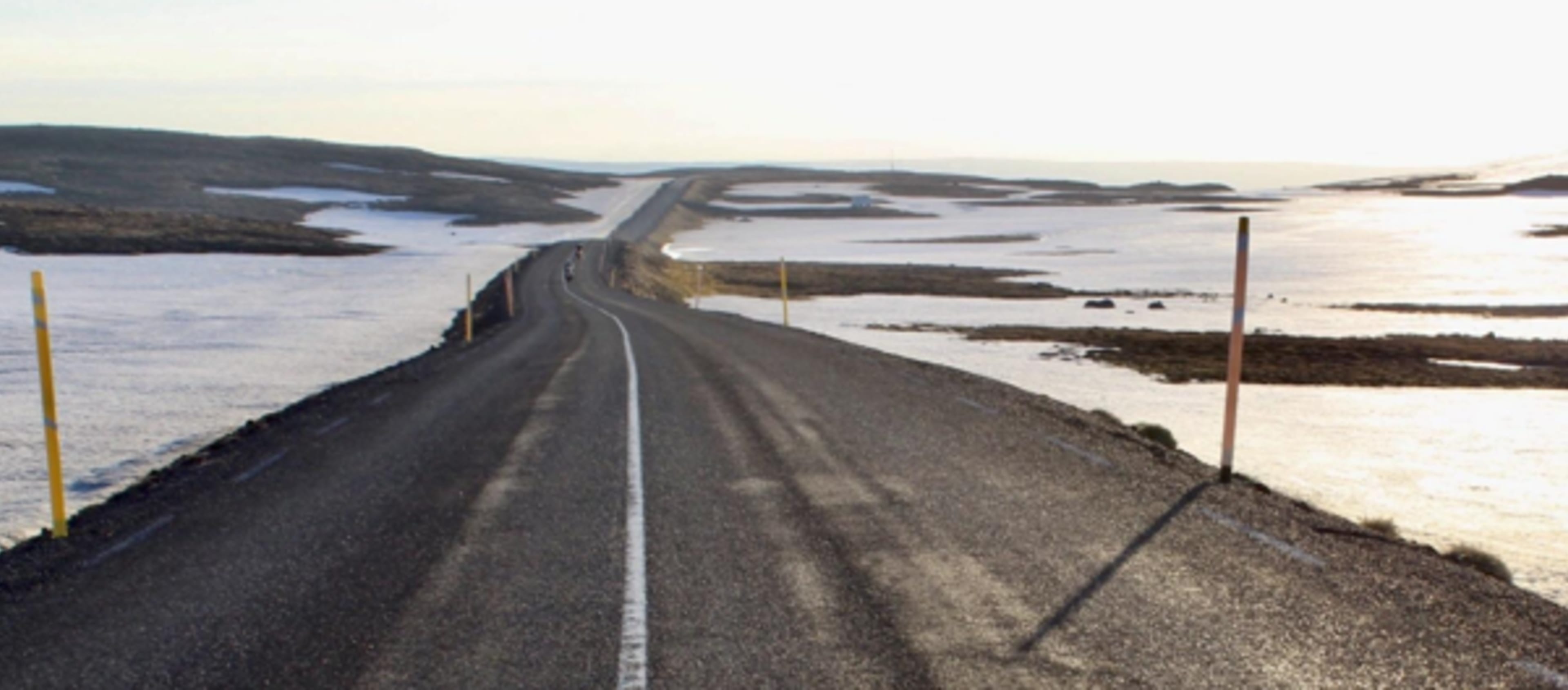 winter road iceland