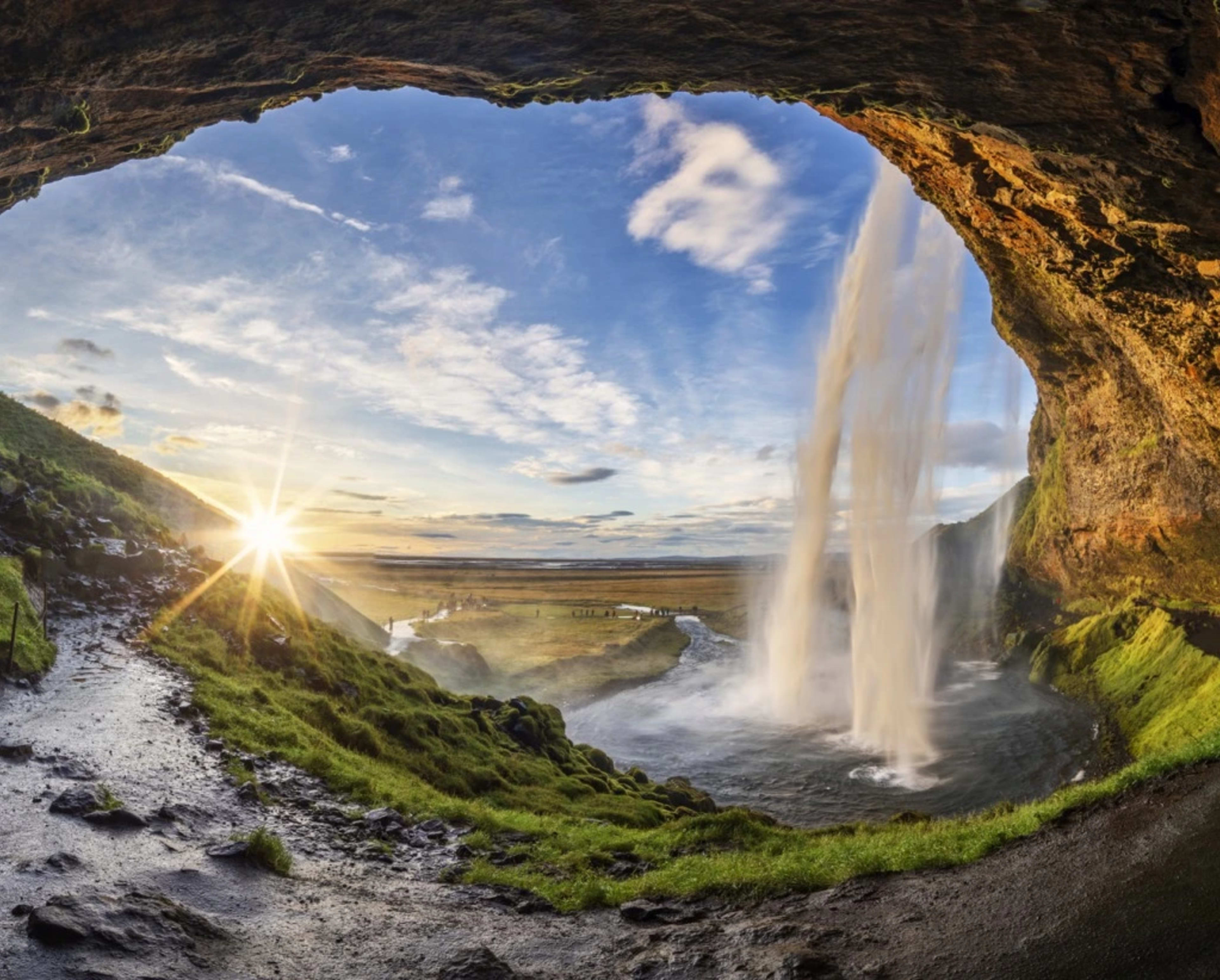 Seljalandsfoss waterfall in Iceland