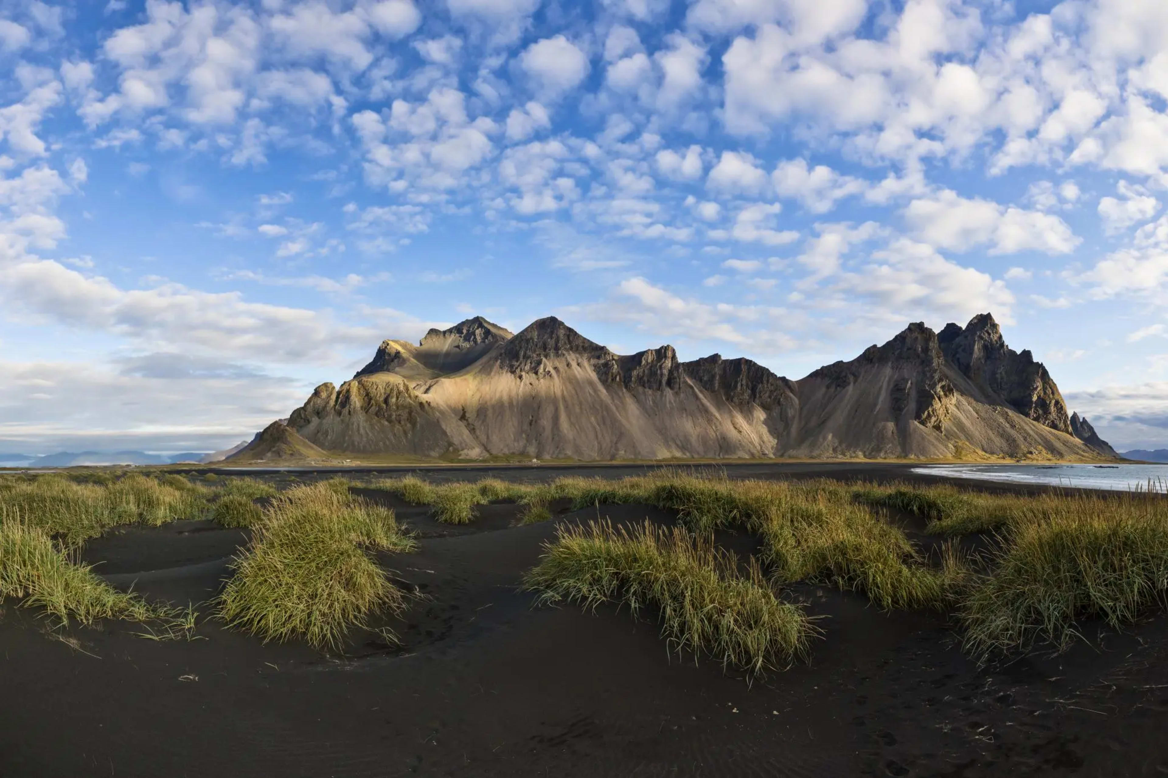 Vestrahorn mountain on the Stokknes headland, Iceland