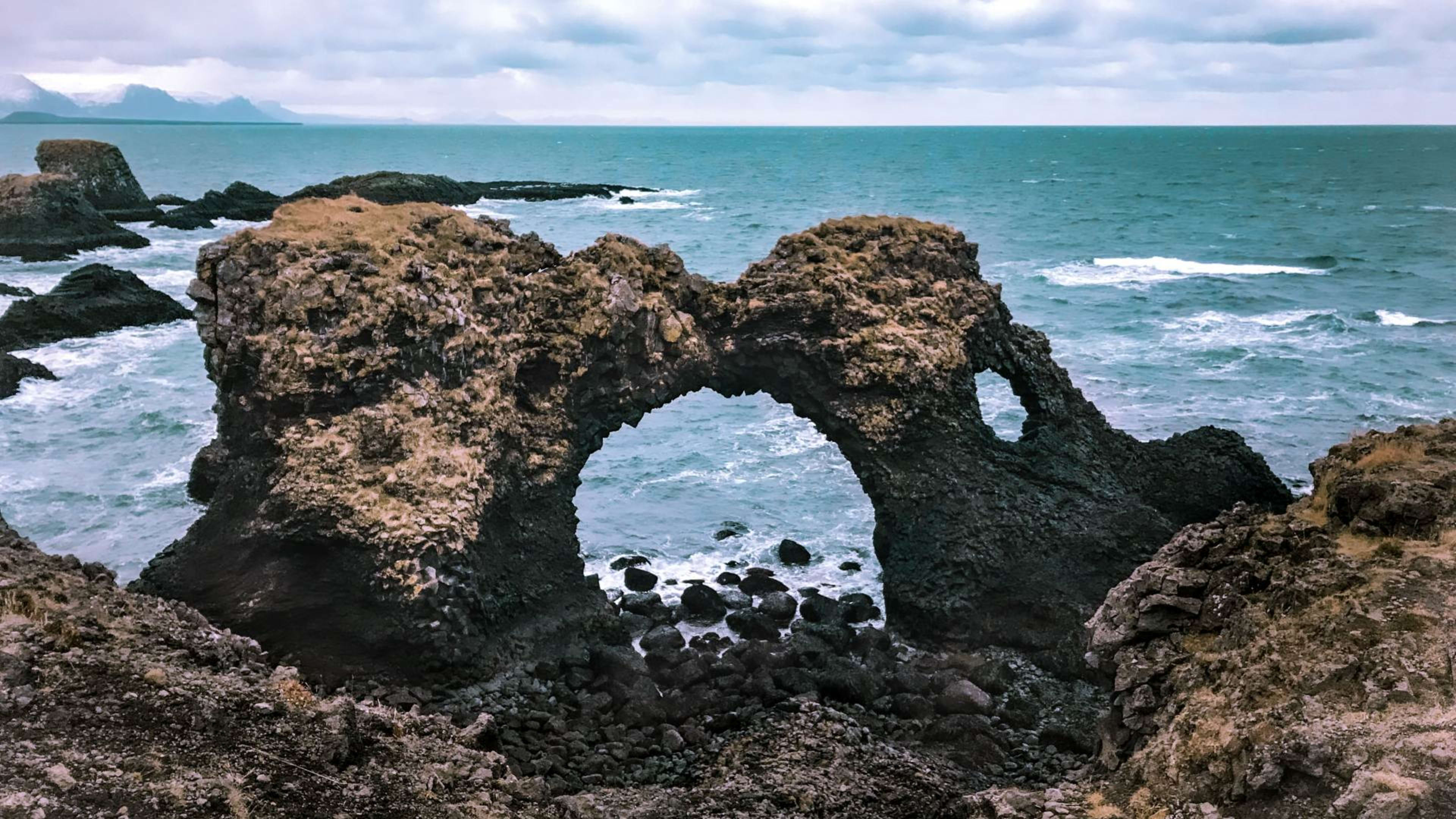 Gatklettur rock arch at Arnarstapi