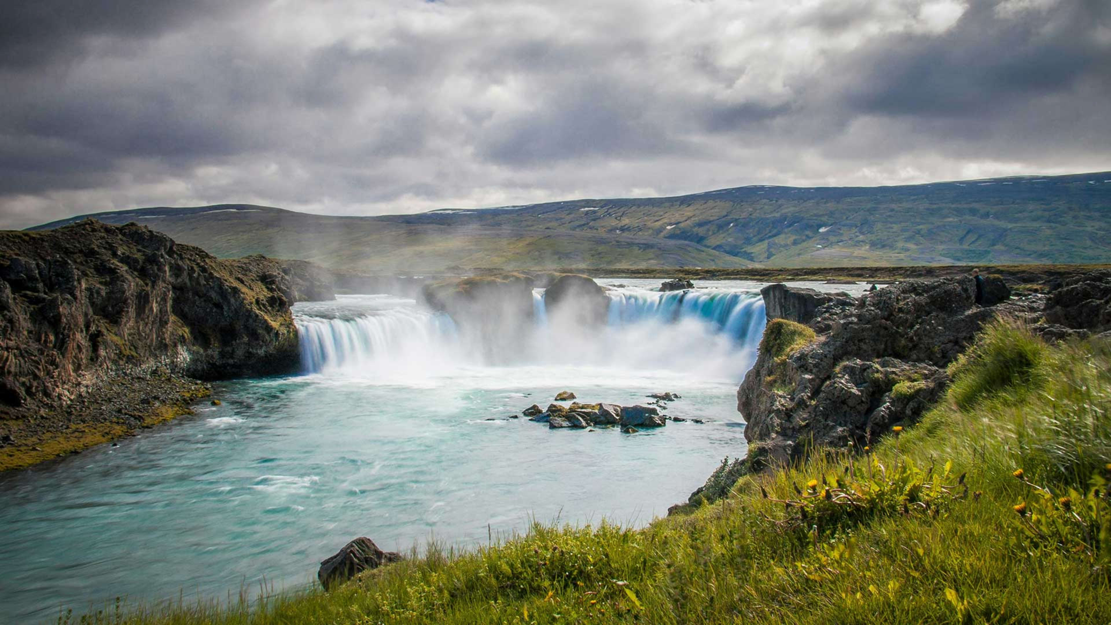 Goðafoss on a summer day