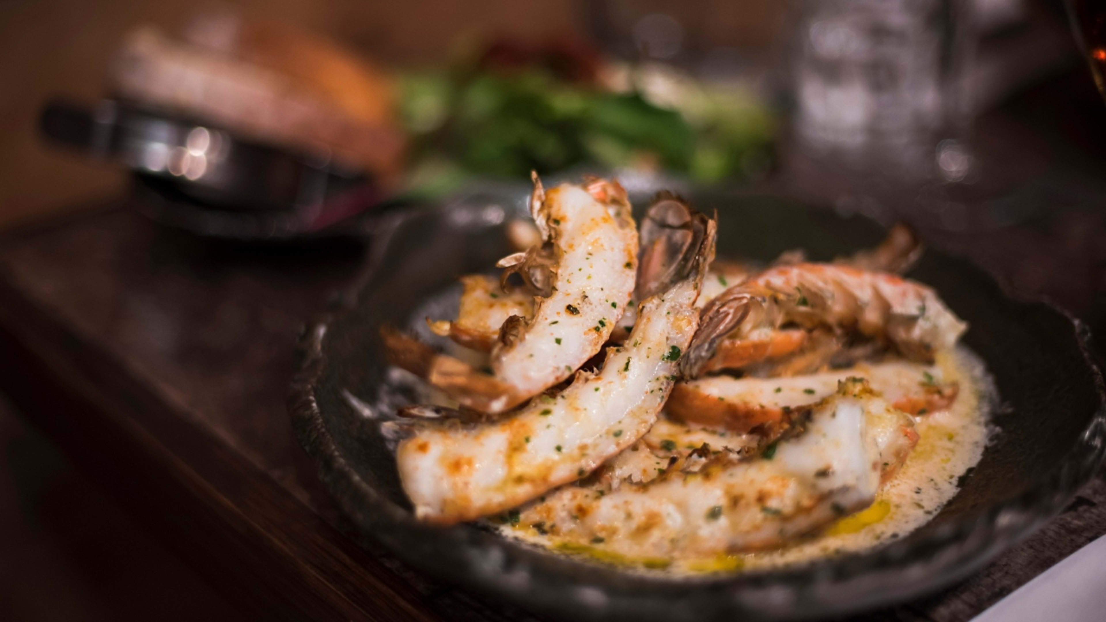 Plate of Icelandic langoustines