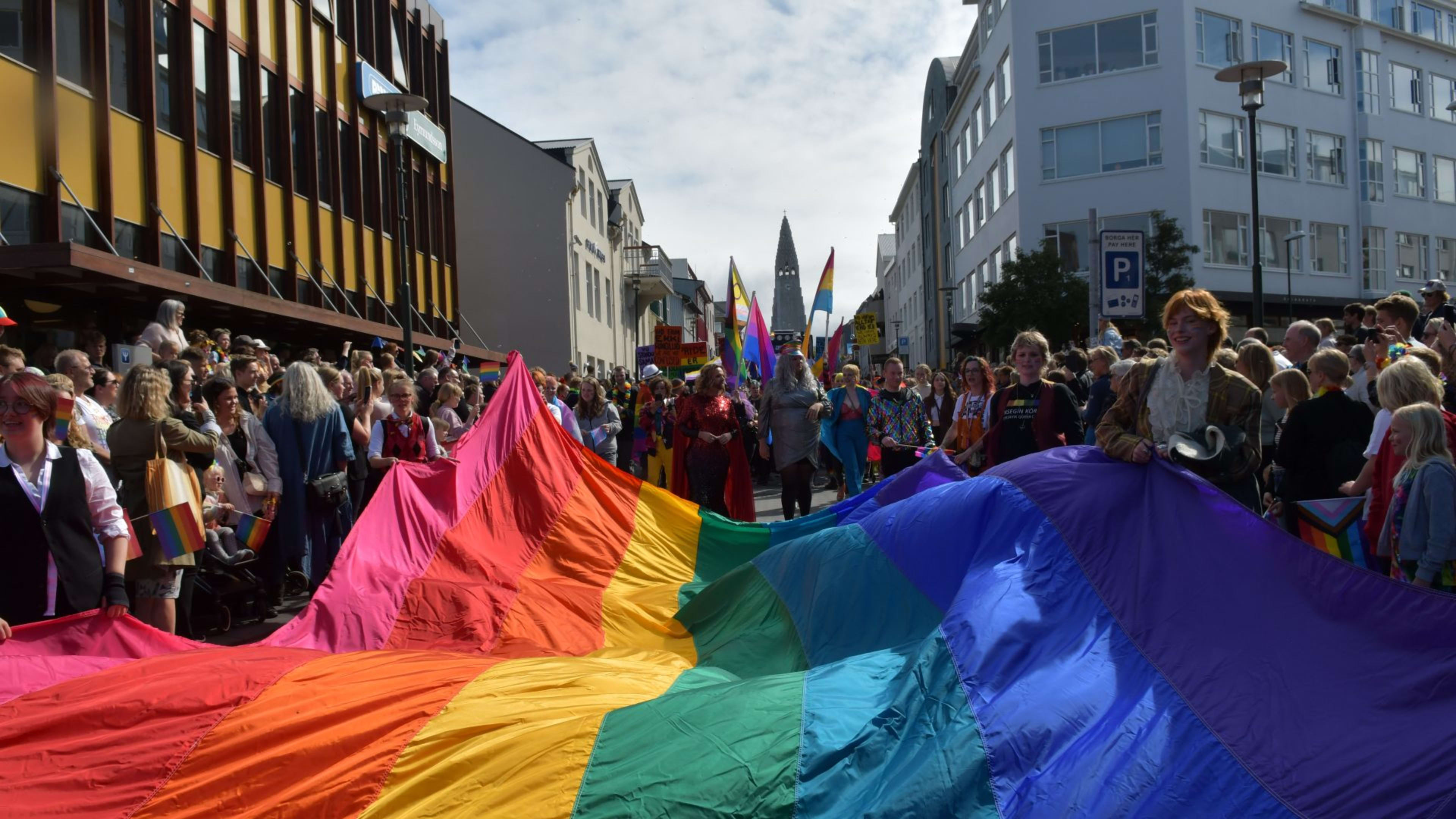 Pride parade in Reykjavík