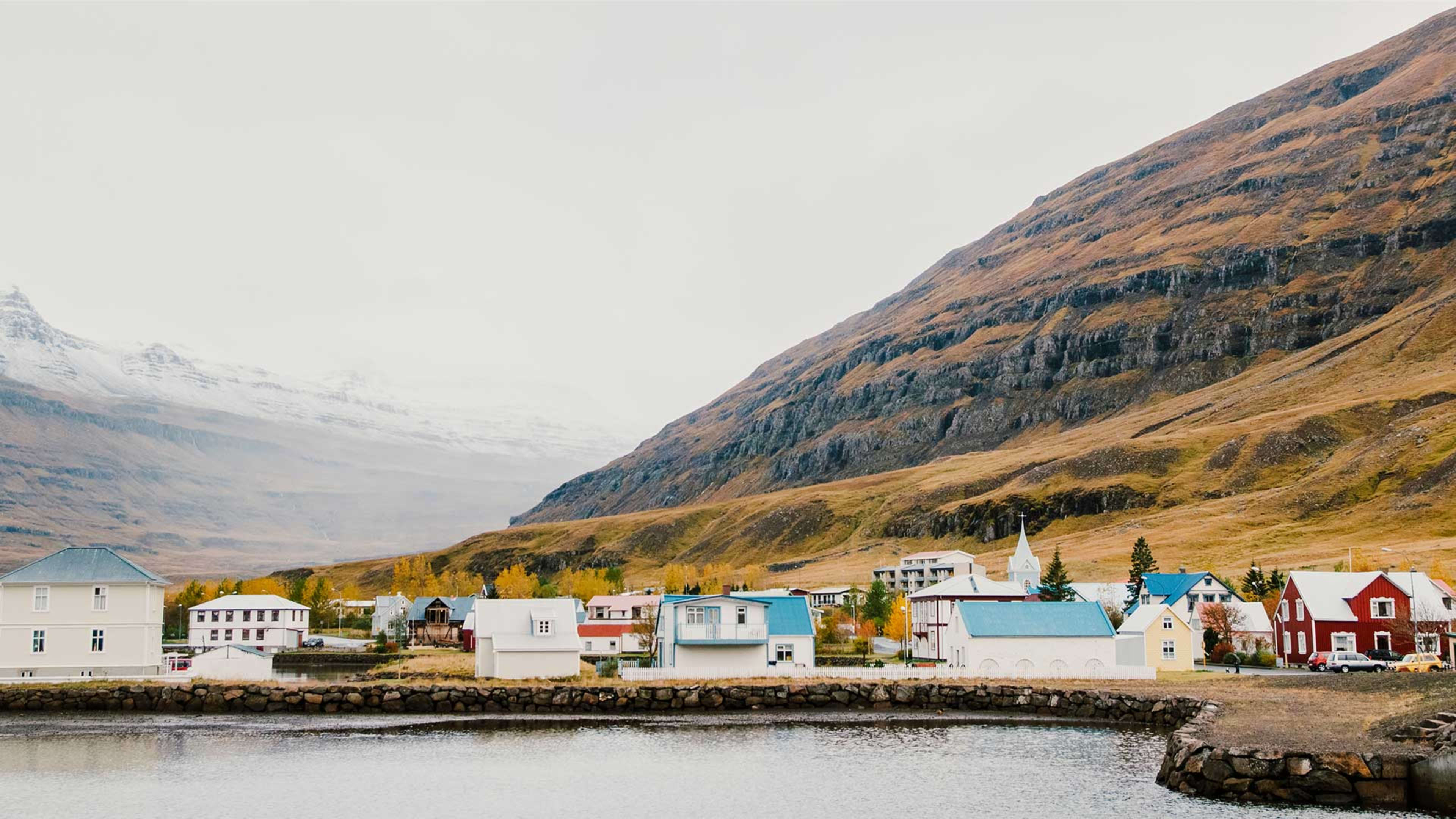 Houses in Seyðisfjörður, East Iceland