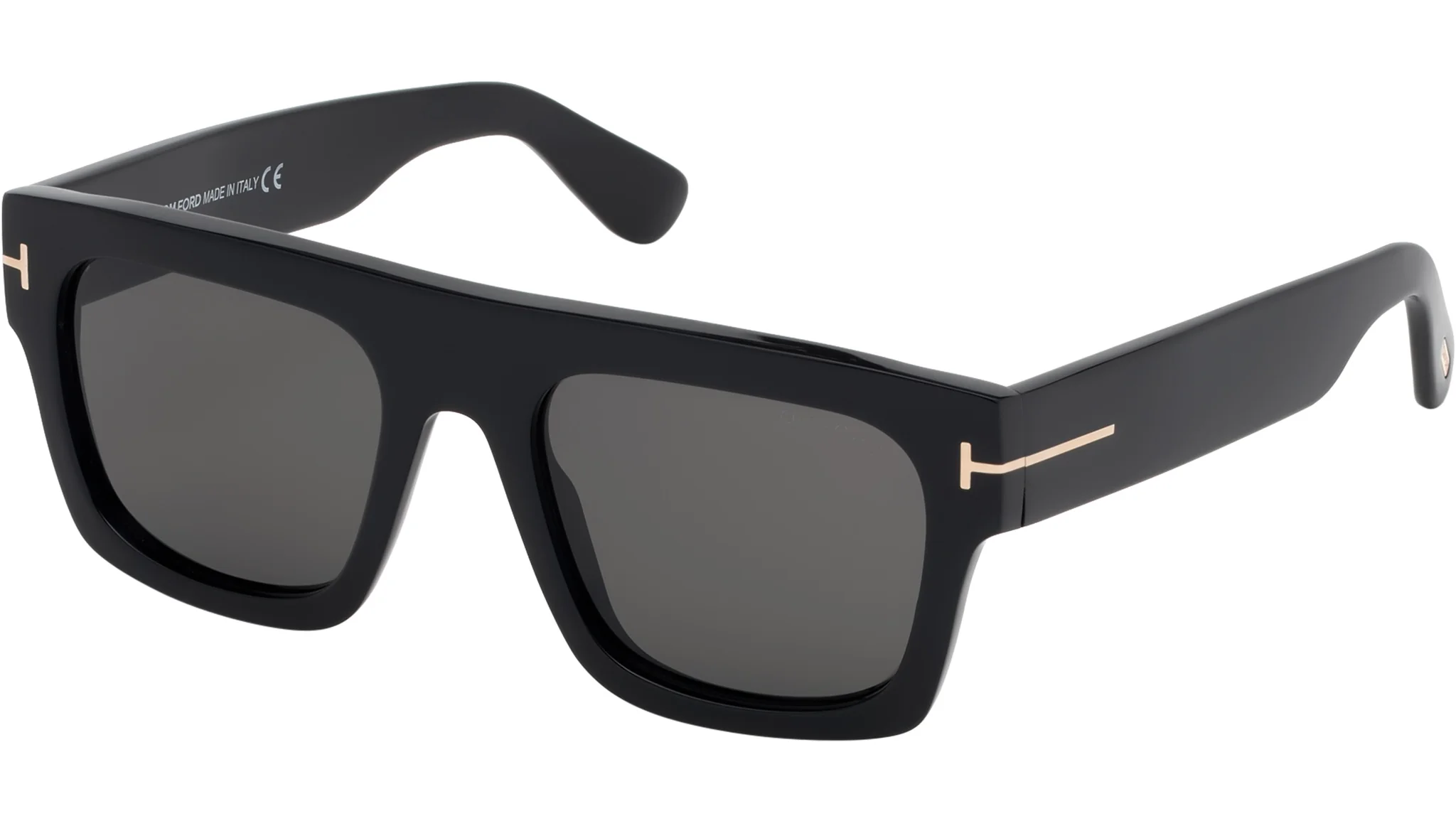 Tom Ford TF-FT0711 53 01A-53-01A Sunglasses angle 2