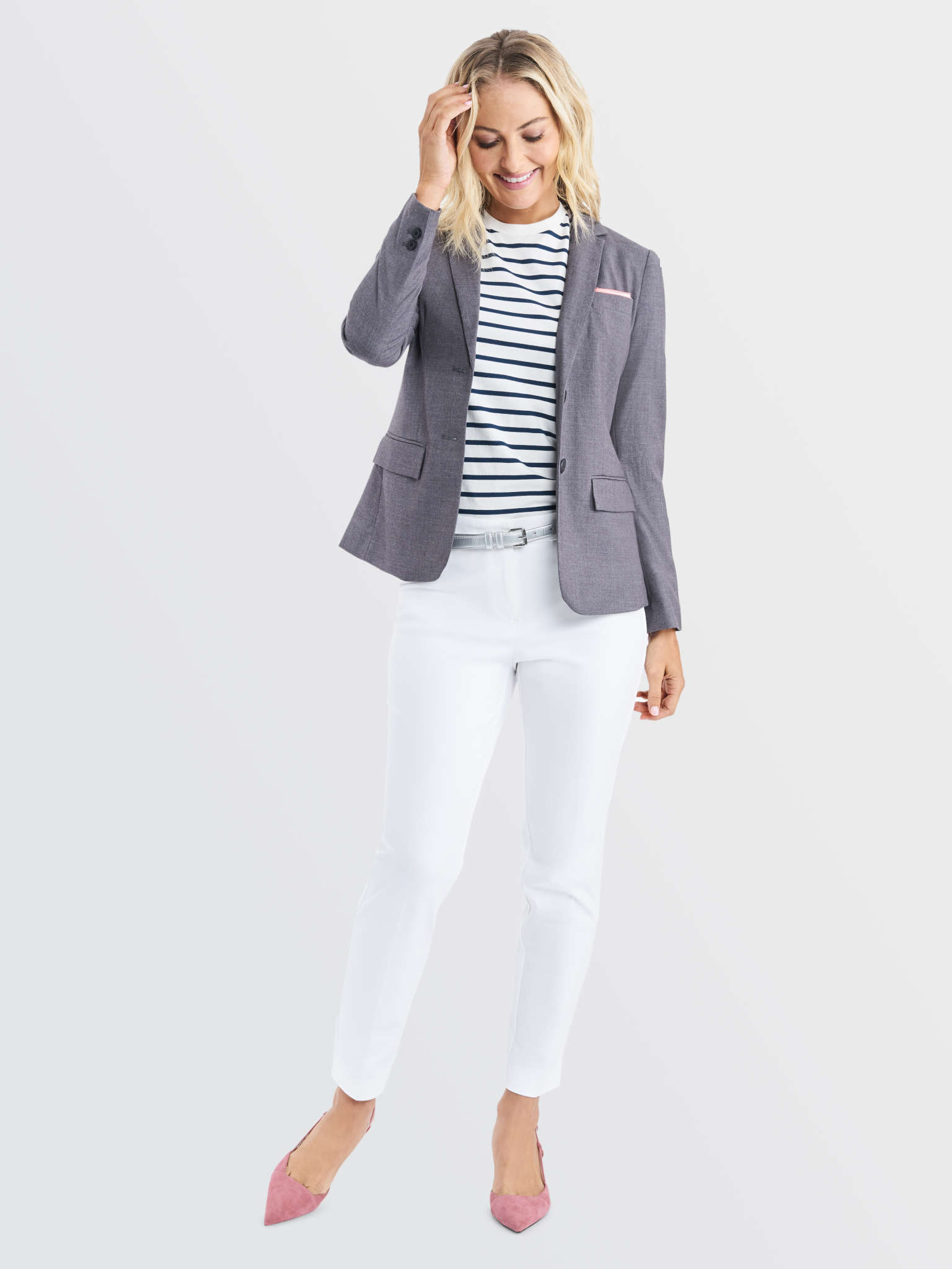Metro II Blazer - Empire Grey side profile