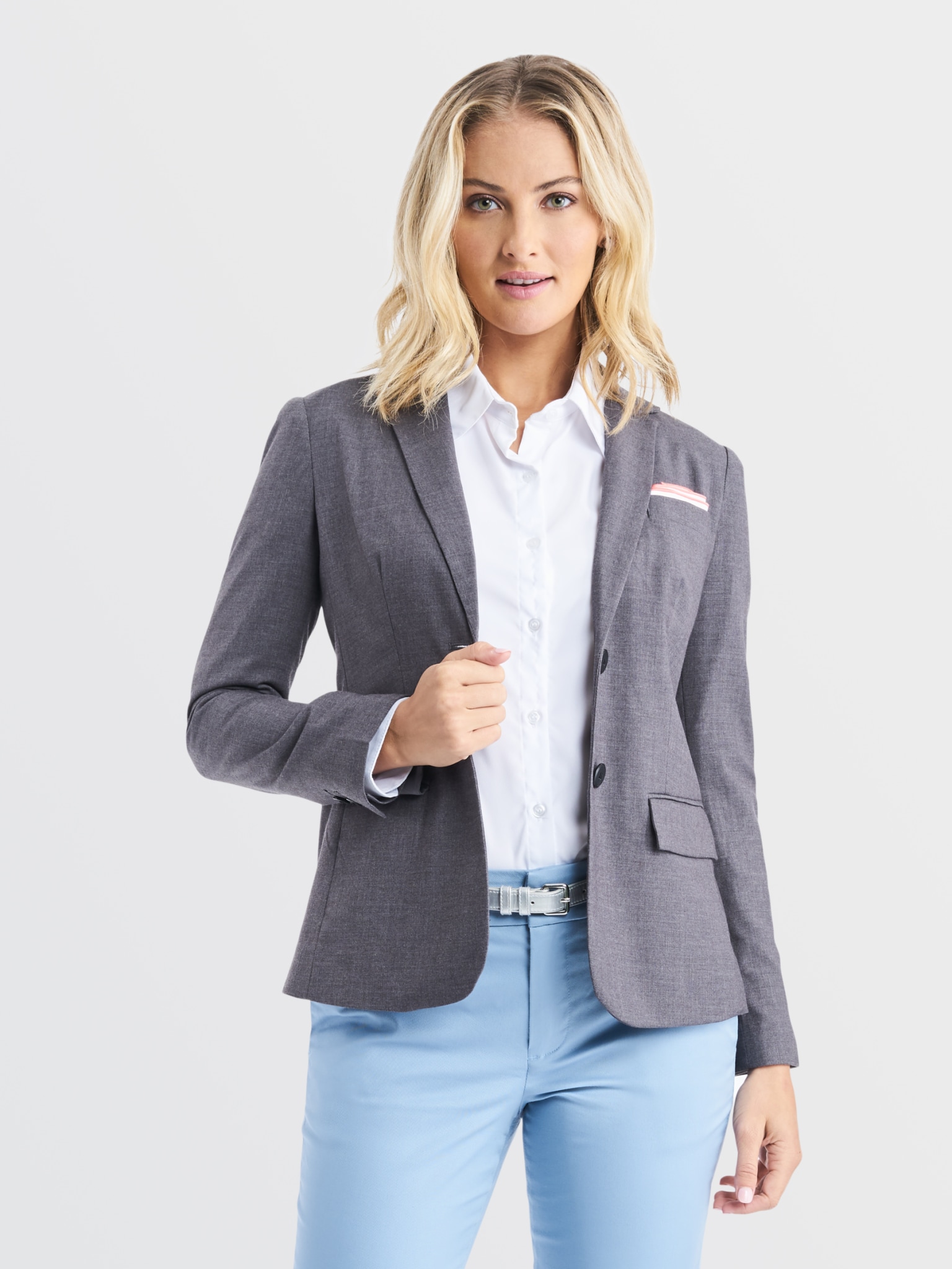 Metro II Blazer - Empire Grey front view