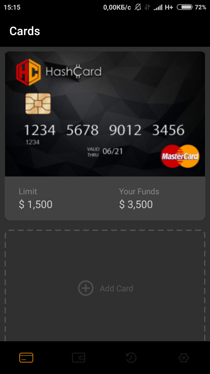 card image