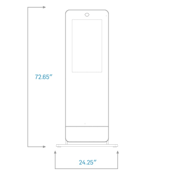 dimensional view of product