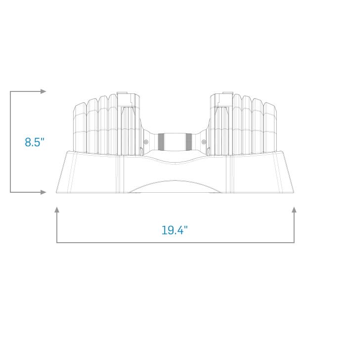 dimensional view of product
