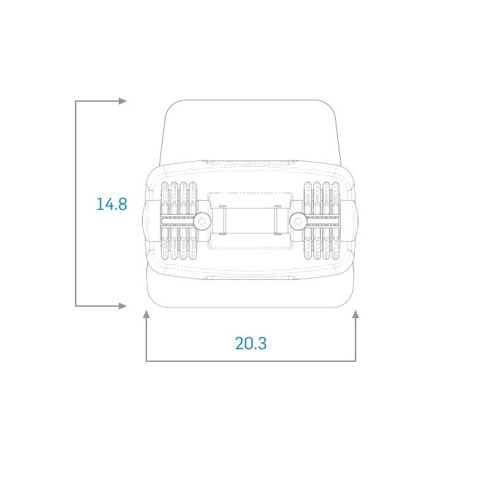 dimensional view of product