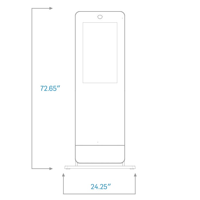 dimensional view of product