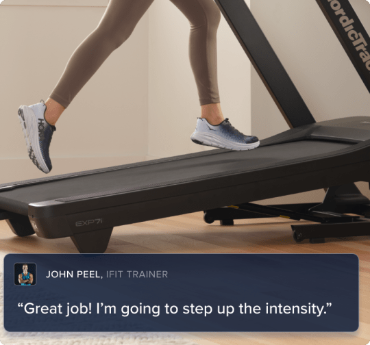 treadmill with an incline